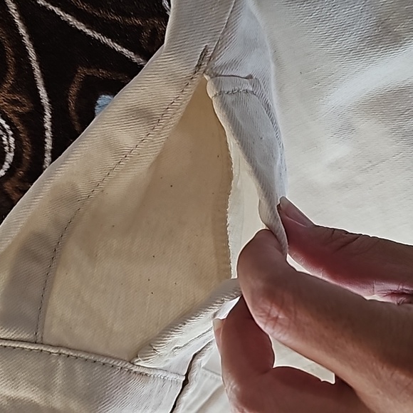 Gap 1969 Beige Wide Leg Jeans Woman's size 16 - Picture 10 of 16